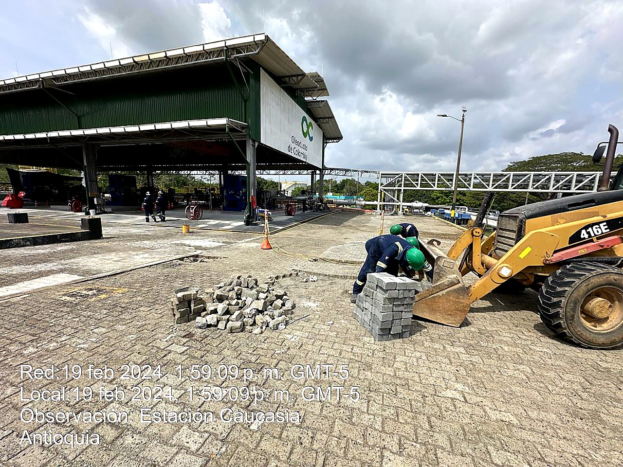 Fotografia de obra para Instalacion de adoquines